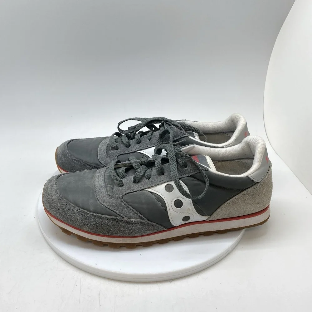 Saucony Jazz Sneakers Mens 10 Gray Suede Classic Athletic Casual Shoes S2866-266